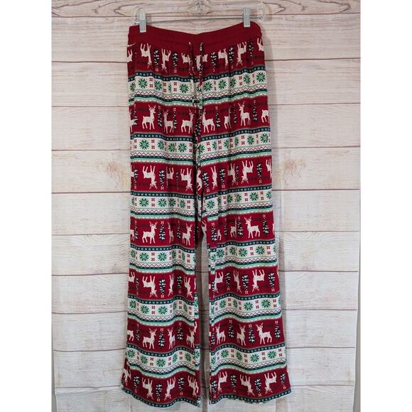 Maurices Other - Maurice’s Christmas Pajama Pants Reindeer Bottom Large Drawstring